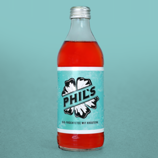 Phil's Bio-Früchtetee mit Kräutern - Glasflaschen